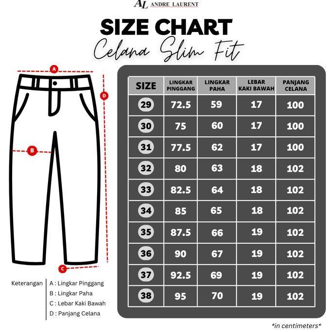 Celana Panjang Formal Pria Abu | Celana Panjang Slimfit | Andre Laurent (712)