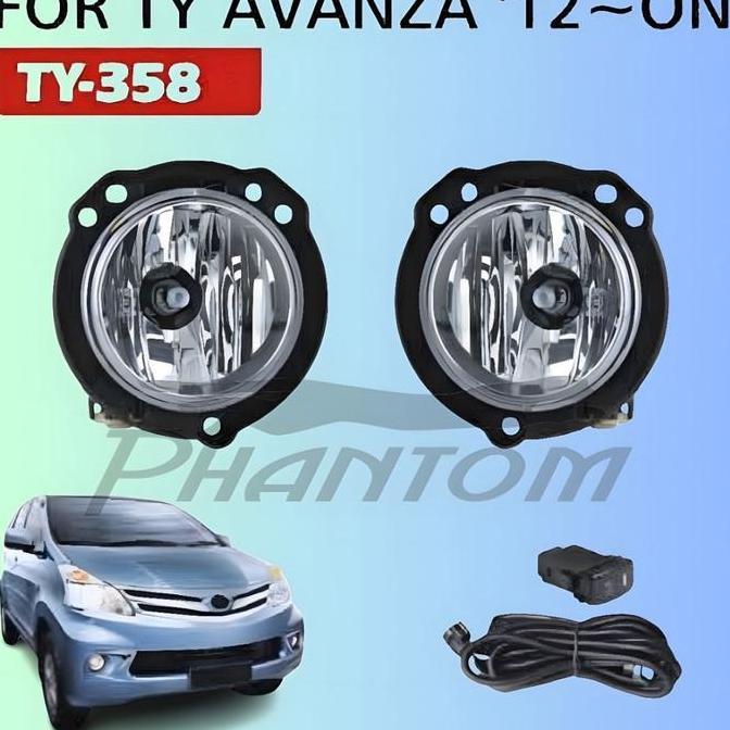 Fog Lamp Foglamp Lampu Kabut Led Drl Ty-358 All New Avanza 2012 Diskon
