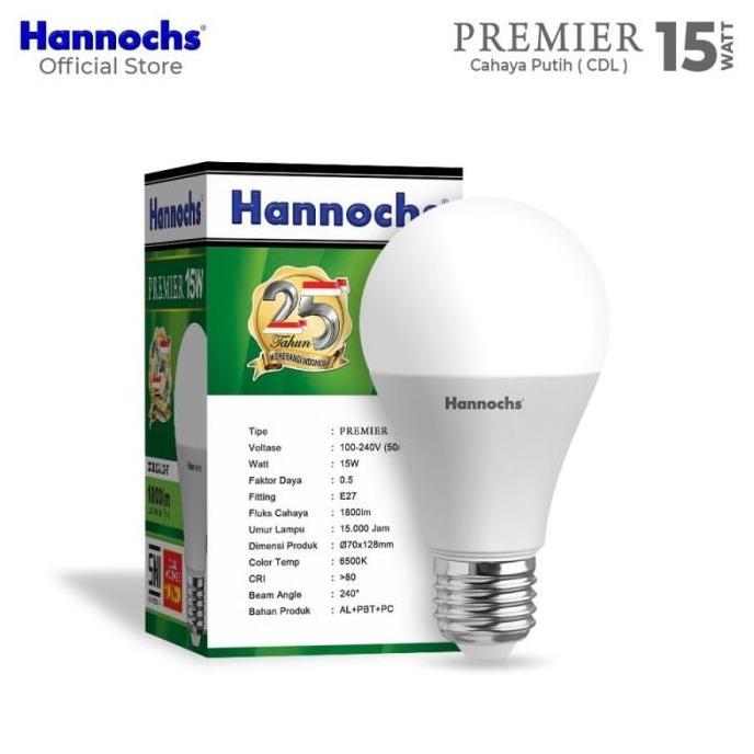 Lightx- Bohlam Led Hannochs Premier 15 W Lampu Led Bulb Hannochs Premier 15W