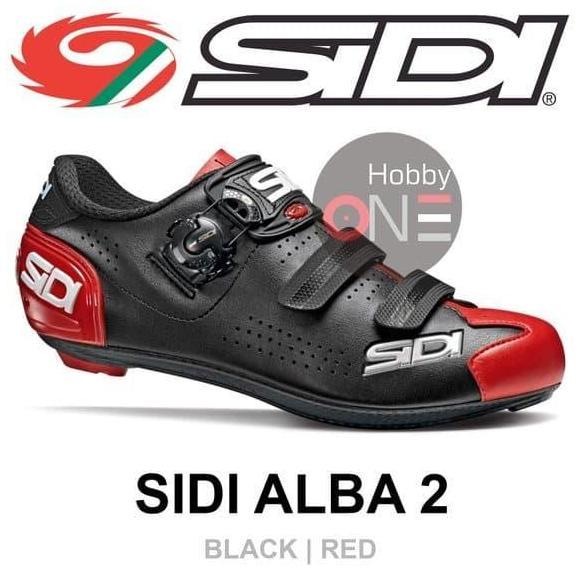 Sidi Alba 2 Road Shoes - Black Red