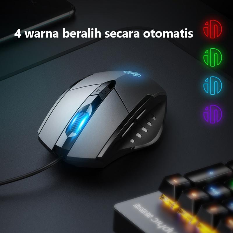 Mouse Gaming Kabel Rgb Mouse Gaming Wired Silent Click For Laptop Pc Wired Gaming Mouse Cable Colorf
