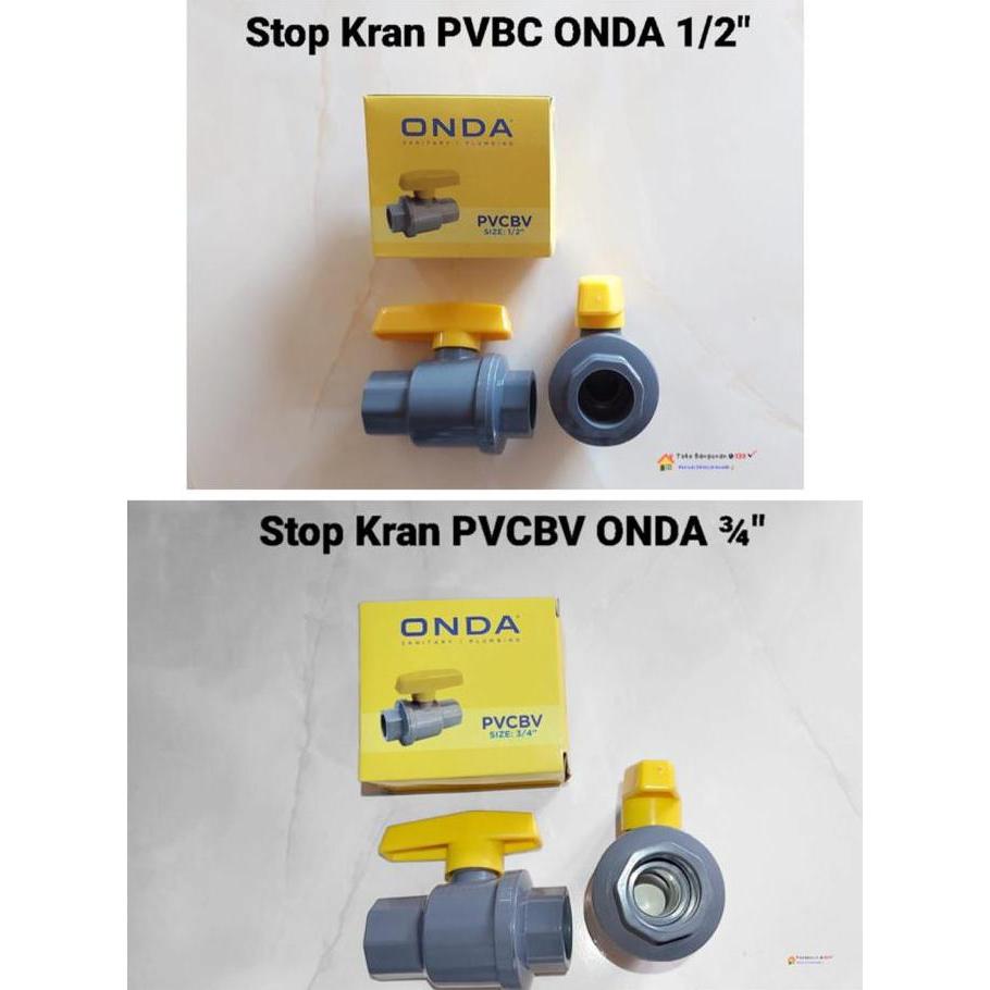 Liderado- Ball Valve Onda Pvc / Stop Kran Plastik