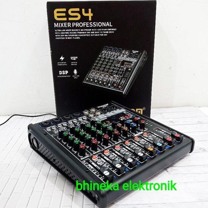 Ajuste- Mixer Wisdom Es4 / Es 4 Mixer 4 Channel