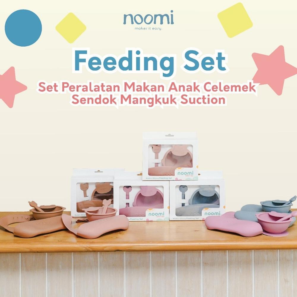 Noomi MPASI Feeding Set Alat Makan Bayi 6 Bulan