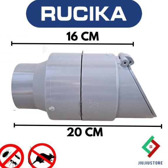 Flow- Back Flow Valve 2" Tutup Antitikus Rucika 2 Inch Back Flow 2" Rucika