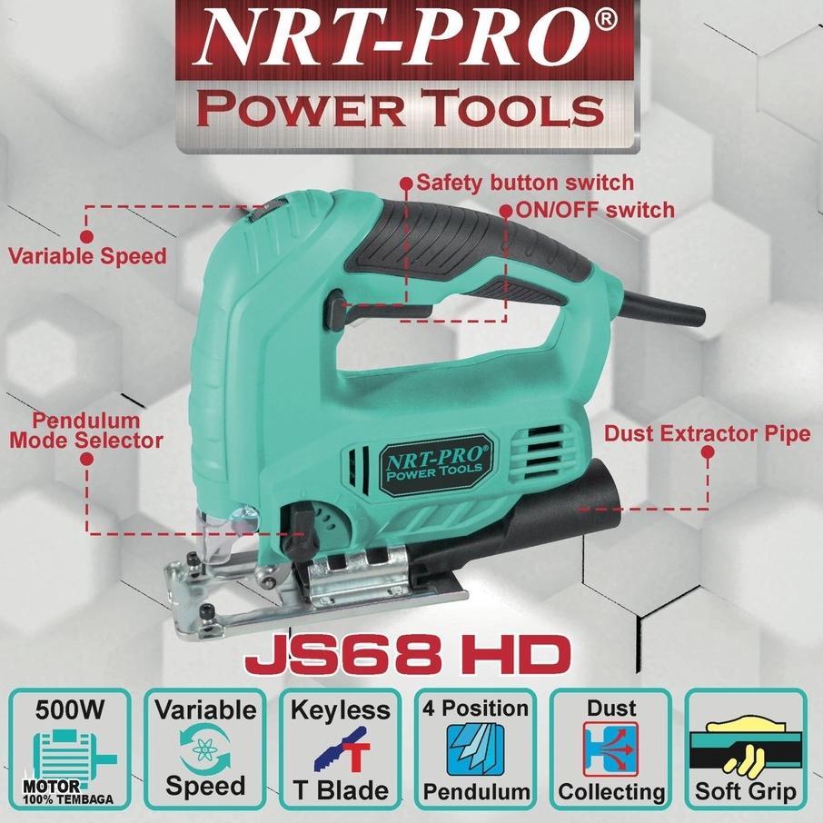 LARIS JIGSAW NRT VARIABLE SPEED GERGAJI TRIPLEK NRT-PRO JS68 HD