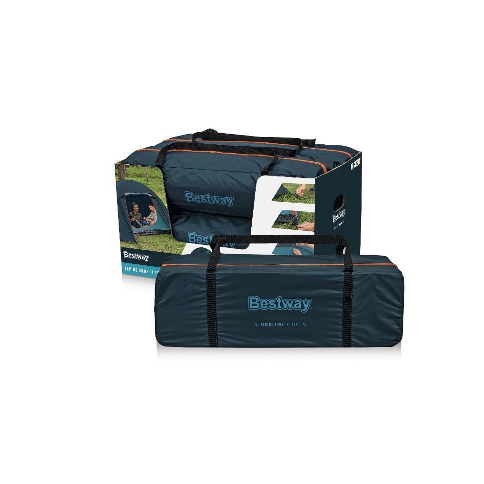 TERBARU BESTWAY NEW ALPINE DOME 4 TENT 68141 TENDA CAMPING DOME 4 ORANG  / PAVILLO ACTIVERIDGE 4P 68