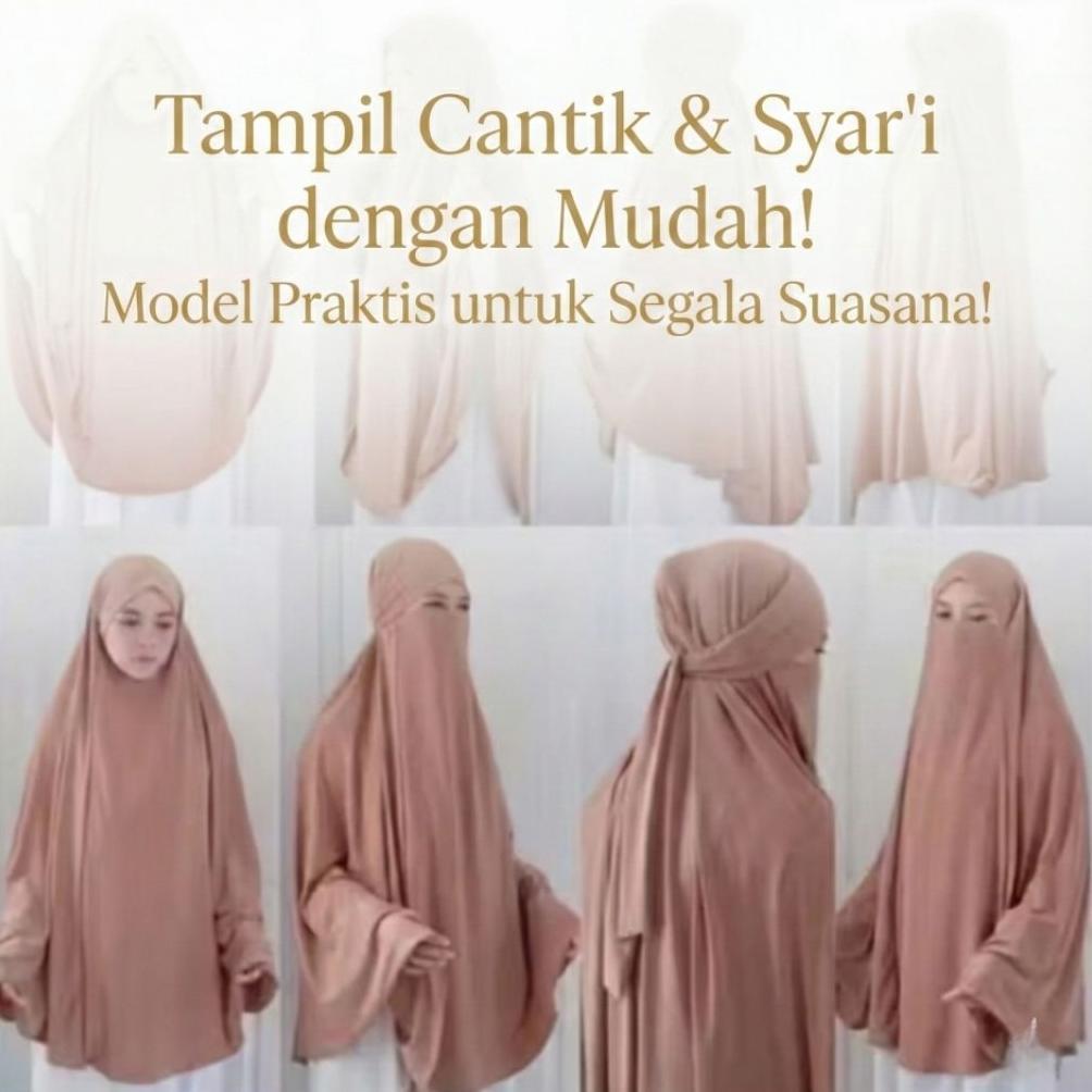 promo jibab instan terbaru premium khimar syari jumbo hijab cadar