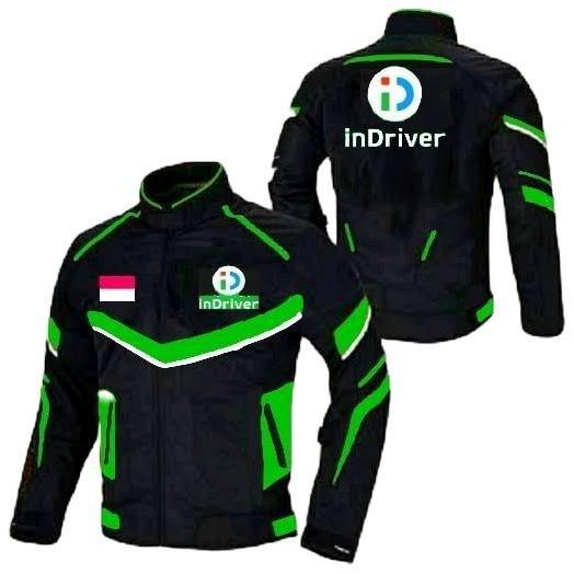 Jaket Grosirindo Jaket Indriver Cowo Cewe Bahan Taslan Lapisan Kaos Haiget Logo Bordir Komputer Saku