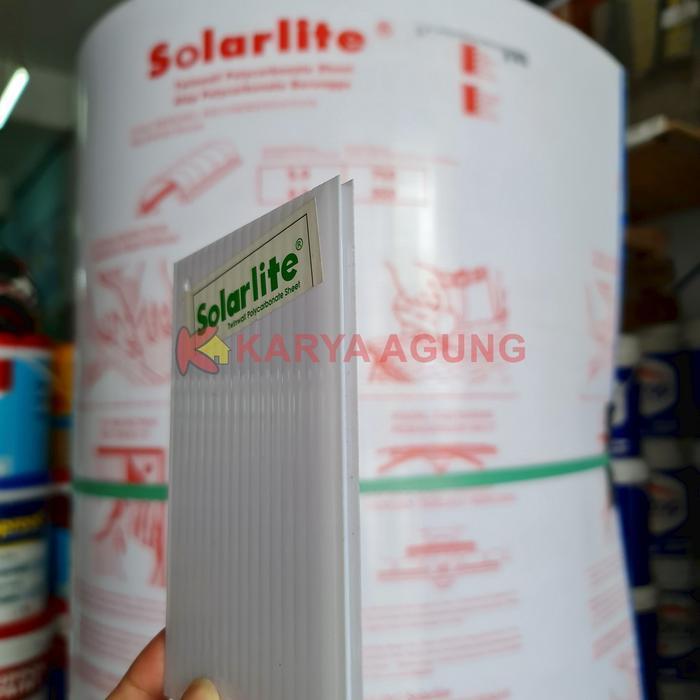 ATAP POLYCARBONATE 5 MM SOLARLITE / FIBER KANOPI POLIKARBONAT BERONGGA 5MM ORIGINAL DAN TERPERCAYA