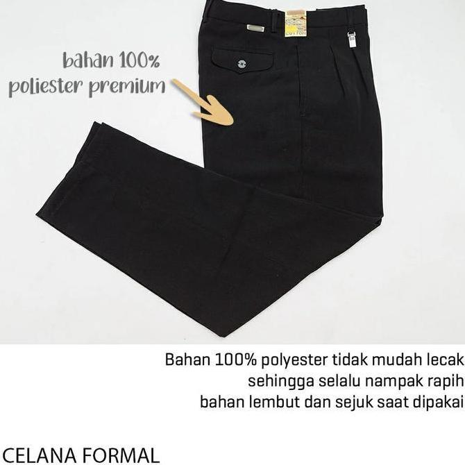 Celana Bahan Dasar Premium Reguler Standar Formal Pria Sepan Kerja
