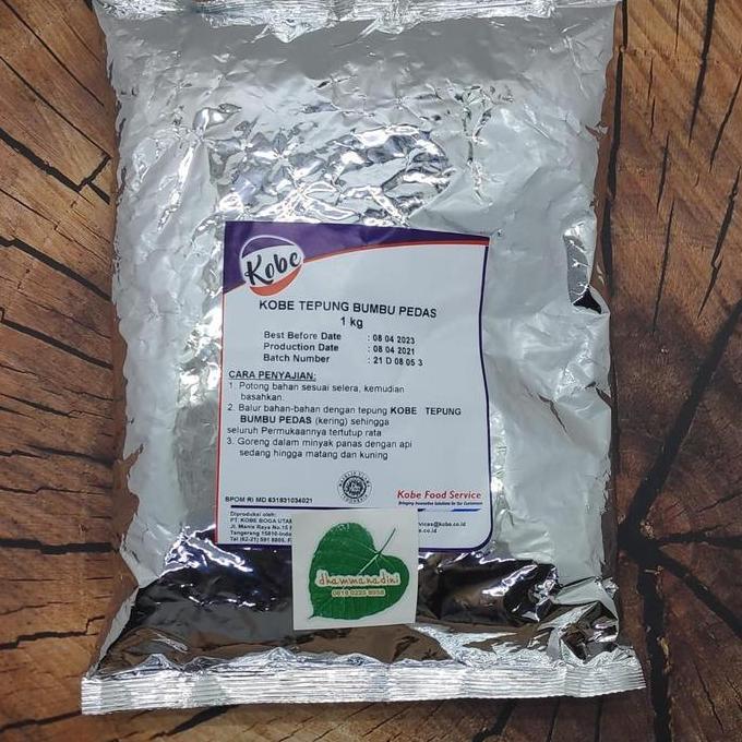 Tepung Bumbu Pedas Kobe 1 Kg/Spicy Coating Mix/Pedes Cabe Cabai