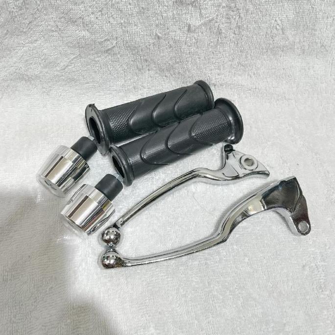 samcurez - paket handgrip handle jalu stang chrome motor mio smile mio soul mio sporty mio j xeon pa