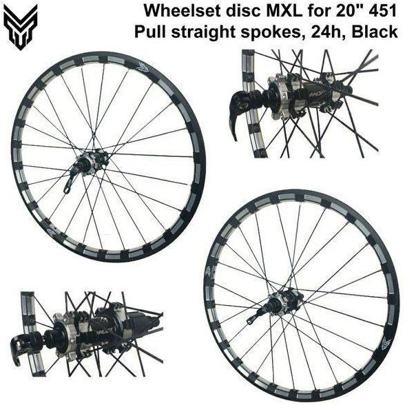 MXL CNC 20 inch 451 Disc Wheelset Folding