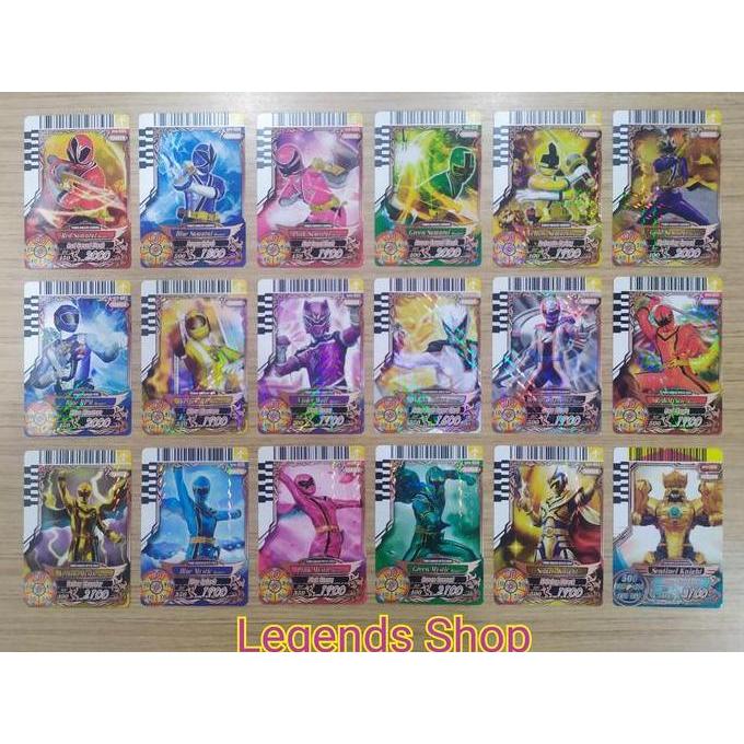 Kartu Power Rangers Rare Card Battle Megazord Set