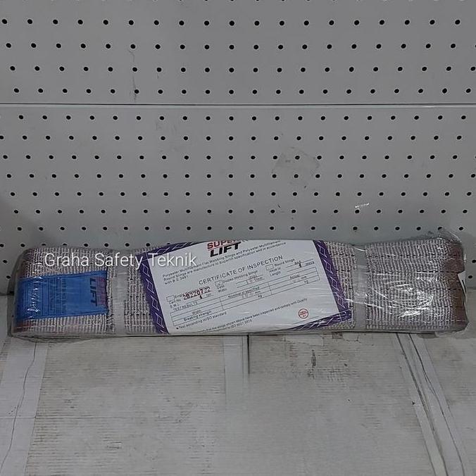 Ready SUPERLIFT Polyester Webbing sling 4 ton x 4 meter / tali angkat webing