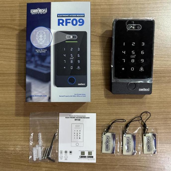 ELECTRONIC ACCESS READER DEKKSON RF09 BLACK Electronic Lock Reader Access Dekson ELC 9318 MF PASS BT