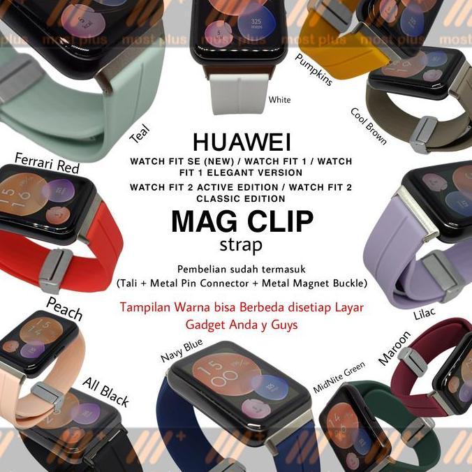 TALI FOR HUAWEI WATCH FIT 1 & WATCH FIT 2 CLASSIC & ACTIVE MAG CLIP STRAP