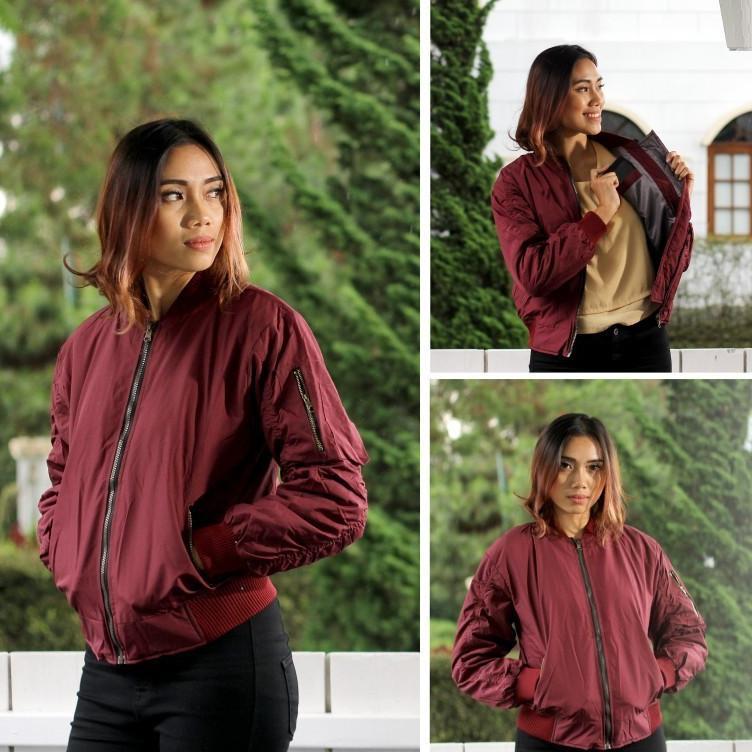 PAKET HEMAT JAKET BOOMBER TNI JAKET BOMBER POLOS PRIA WATERPROOF