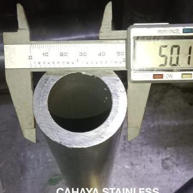 pipa aluminium od 50mm tebal 8mm