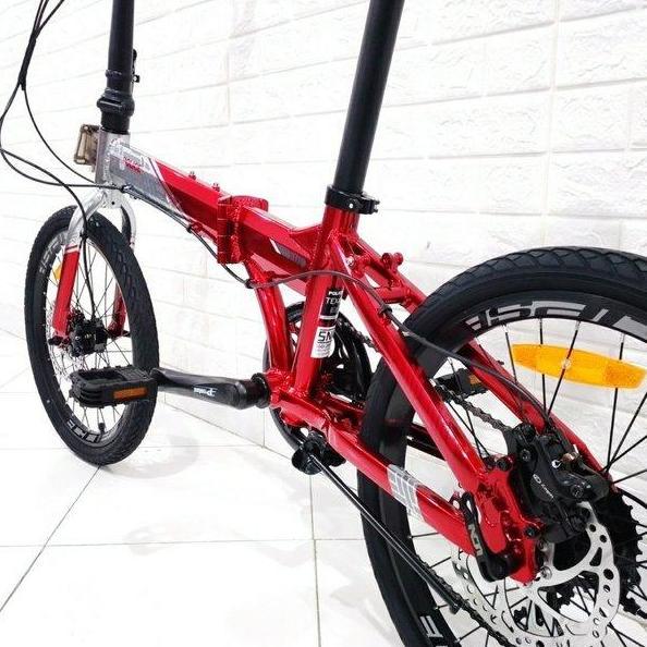 POLICE TEXAS 8 20 INCH SHIMANO ALTUS FOLDING BIKE