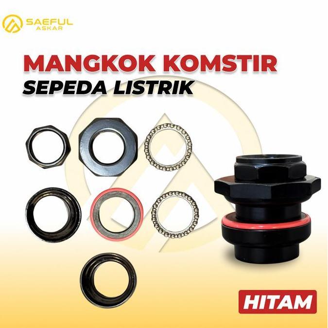 Head Parts Set / Komfork / Komstir / Mangkok Stir Sepeda Listrik