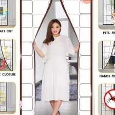 Tirai Magnet Pintu Anti Nyamuk Bahan Plastik Pvc / Tirai Magnet Ac