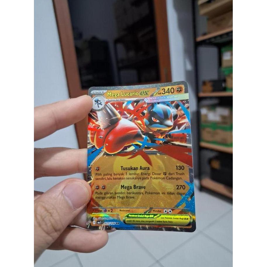 MEGA LUCARIO EX  POKEMON TCG INDONESIA