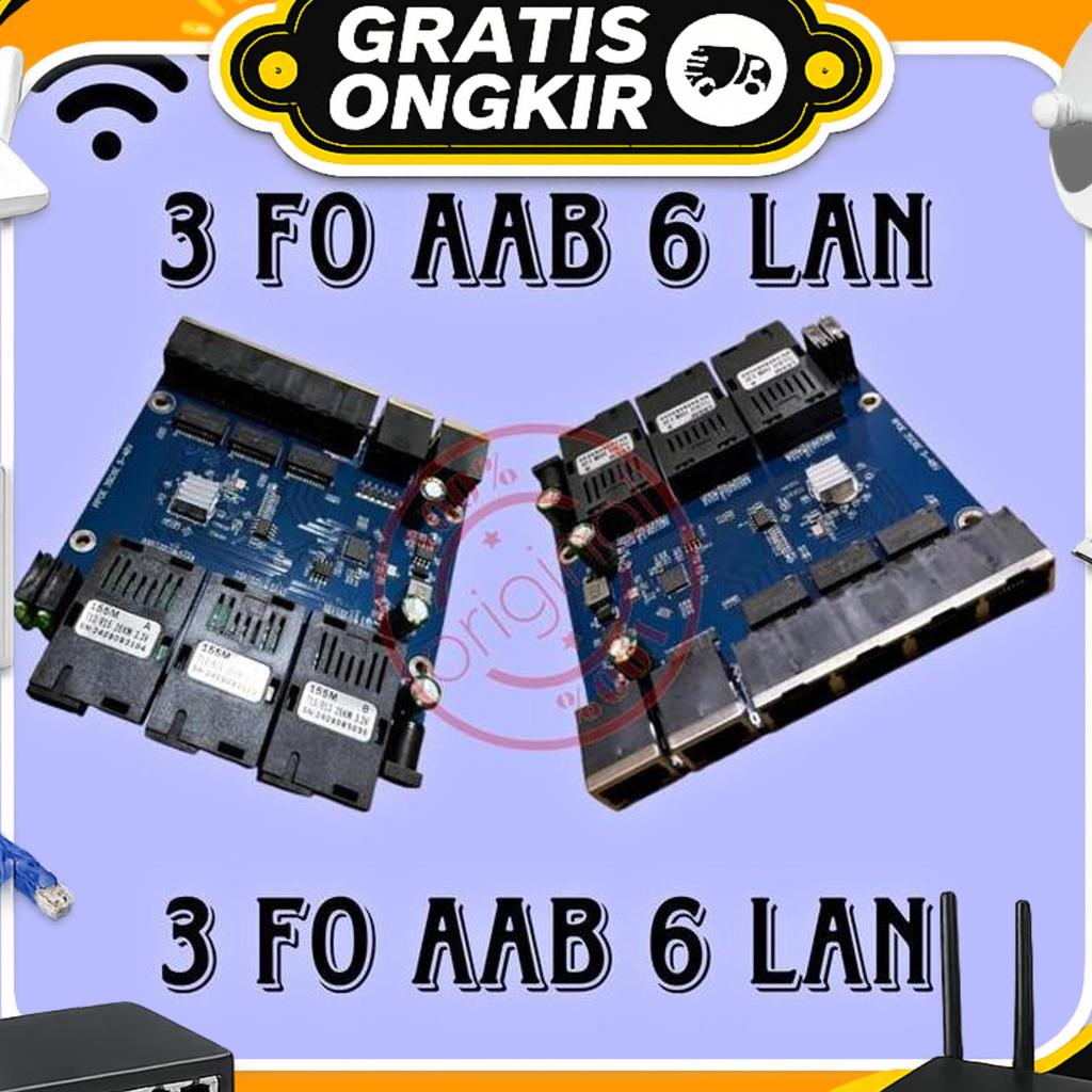 Converter 3 Fo Aab 6 Lan 10/100