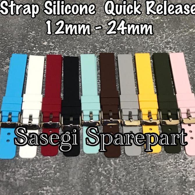 Strap Tali Rubber Silicone Quick Release 12mm-22mm Tali Quick Release