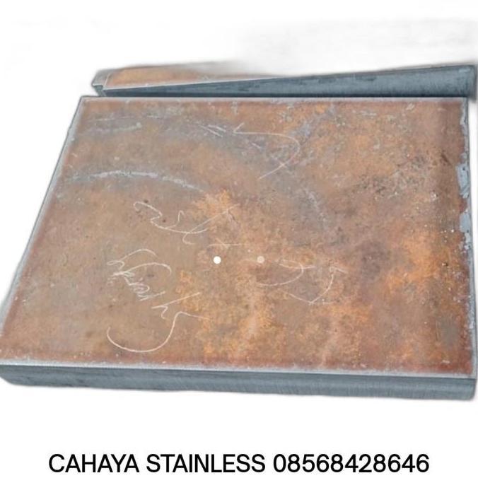 plat besi tebal 20mm ukuran custom