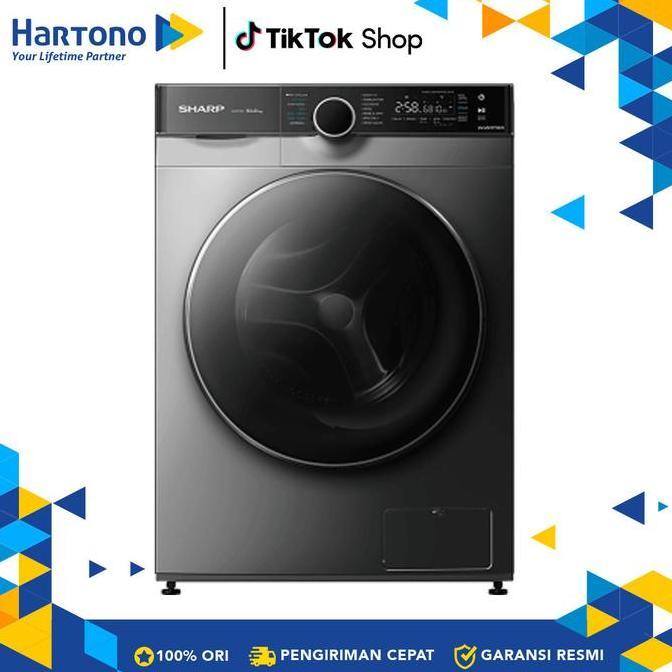Sharp Mesin Cuci Front Loading Washer 10Kg ESFL1410MSX