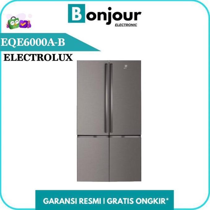 Kulkas Electrolux EQE6000A-B Kulkas Side by Side EQE 6000 A 541 liter Kulkas 4 Pintu