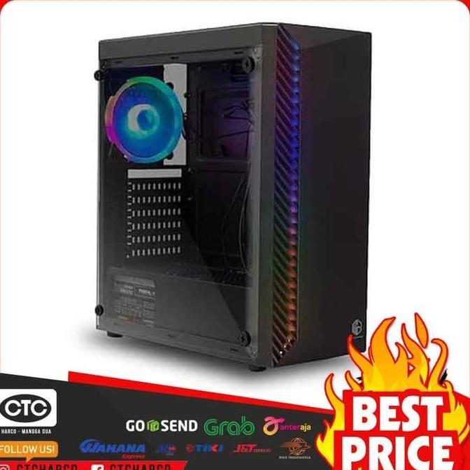 Case PC Cube Gaming Zenon - Casing CPU Komputer