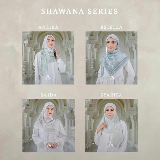 AUTHENTISM ID | Shawana Series Exclusive Printed Scarf - Kerudung Voal Motif Segi Empat Hijab Premiu