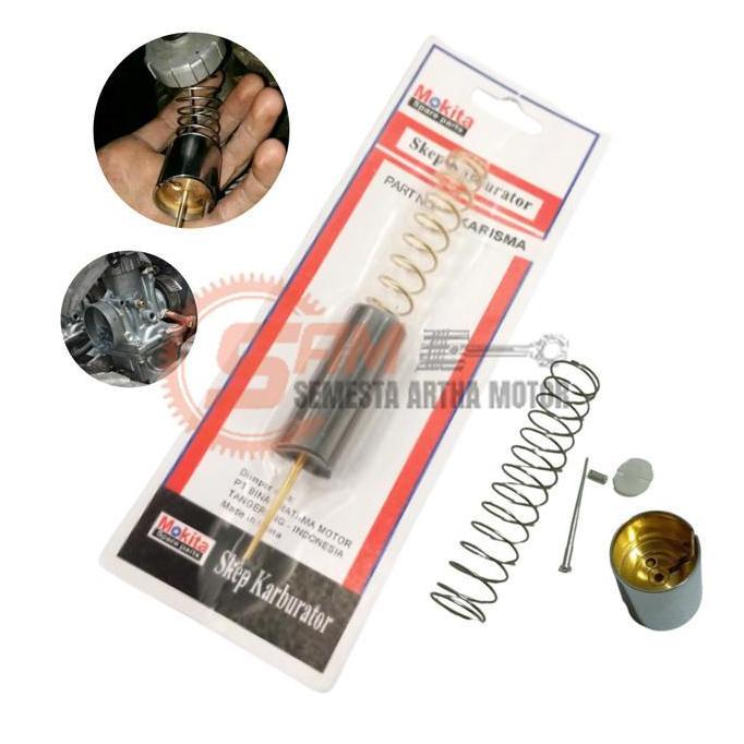 SKEP GAS JARUM KARBURATOR MOTOR HONDA KARISMA SUPRAX 125 CARBU PREMIUM