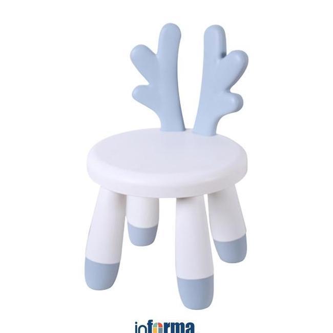 Informa Kira Kursi Anak Deer U Pearl Bangku Plastik Tempat Duduk Balita Kursi Taman Bangku Kecil Mai