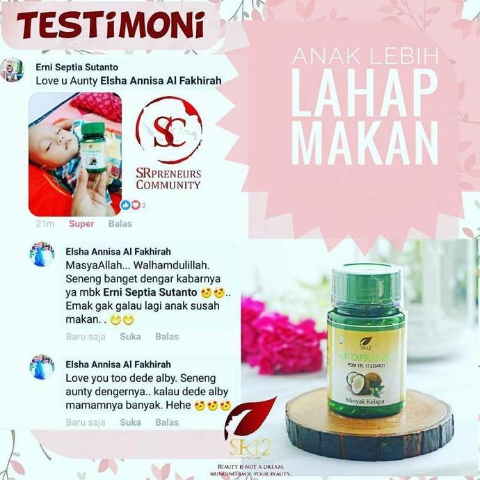 Penggemuk Badan Vico Oil Sr12 Penambah Berat Badan Dan Nafsu Makan