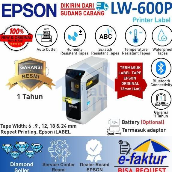 PRINTER EPSON LW-600P EPSON LW600P LABEL PRINTER