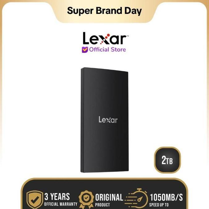 Lexar SL300 SSD External Portable 2TB - 2 TB USB-C 3.2