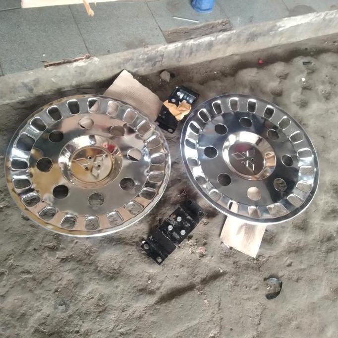 DOP RODA MOBIL RING 20 TRUK FUSO LUBANG 8 BELAKANG 2 PCS BAHAN STENLIS DISKON