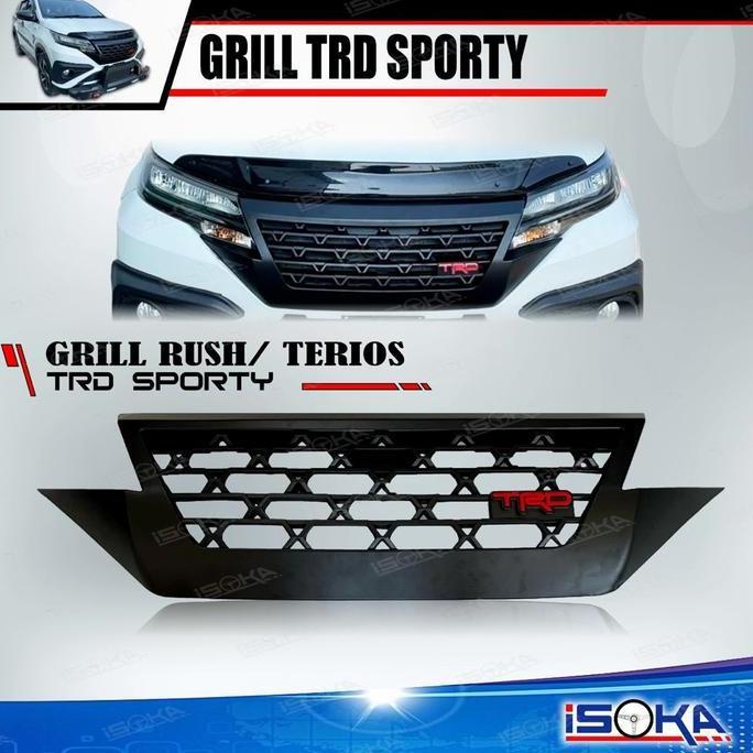 GRILL DEPAN MOBIL ALL NEW RUSH / ALL NEW TERIOS 2017 - 2024 MODEL TRD SPORTY PROMO