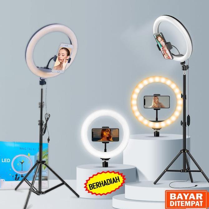 ROBI.SHOP - RINGLIGHT LIGHTING BEAUTY VLOGER YOUTUBER LAMPU HALO RING LIGHT LED