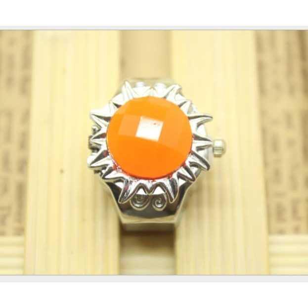 Jam Cincin Wanita Quartz Analog Bahan Stainless Steel Elastis - Fas176