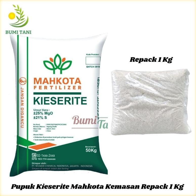 Promno Cod Pupuk Mahkota Kieserite Kemasan Repack 1 Kg ><