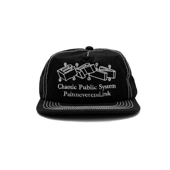 Buron - Bloc Snapback Classic Cap Black | Topi Snapback Classic Bahan Twill Hitam