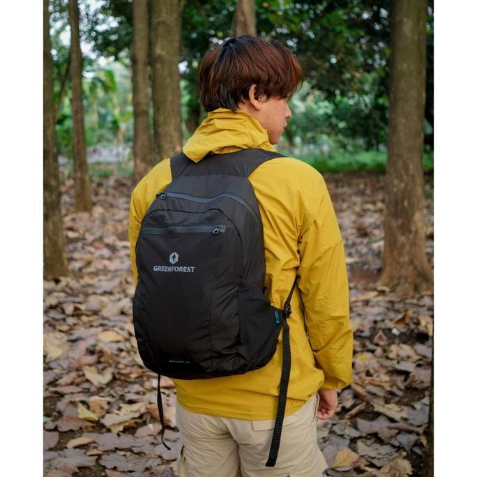 NEW TAS LIPAT GREENFOREST RACCOON 22L RANSEL HIKING WATERPROOF ORIGINAL ORI