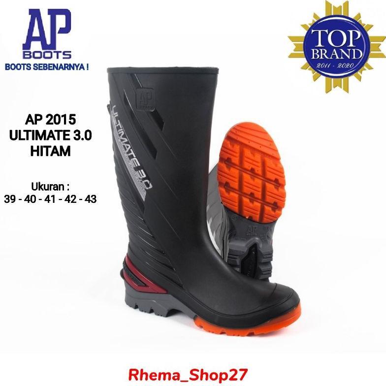 OFFICIAL AP BOOTS 2015 ULTIMATE 3.0 HITAM #TERBARU Sepatu Boots AP Ultimate | Sepatu AP Boots Ultima