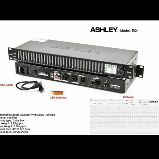 Murah Equalizer Ashley Digital Eq 1 Original Ashley Eq1