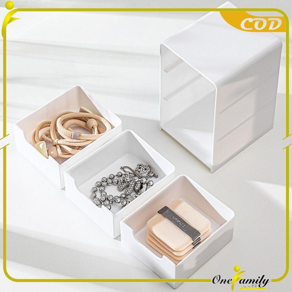 Garansi One-C1398 Rak Laci Susun Mini 3 Tingkat / Tempat Penyimpanan Drawer Storage Box Laci Mini Ae